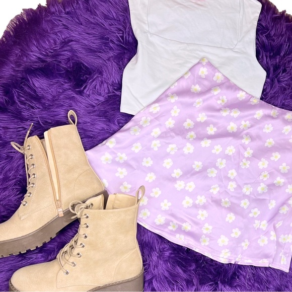 YOUR OWN OLIVIA RODRIGO INSPIRED PURPLE SKIRT  LOT!! - Picture 4 of 8